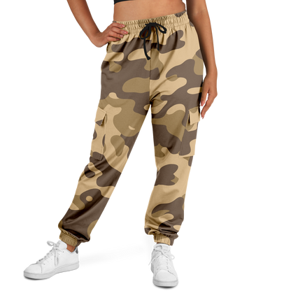 Camo Cargo Pants | Unisex | Khaki Camouflage