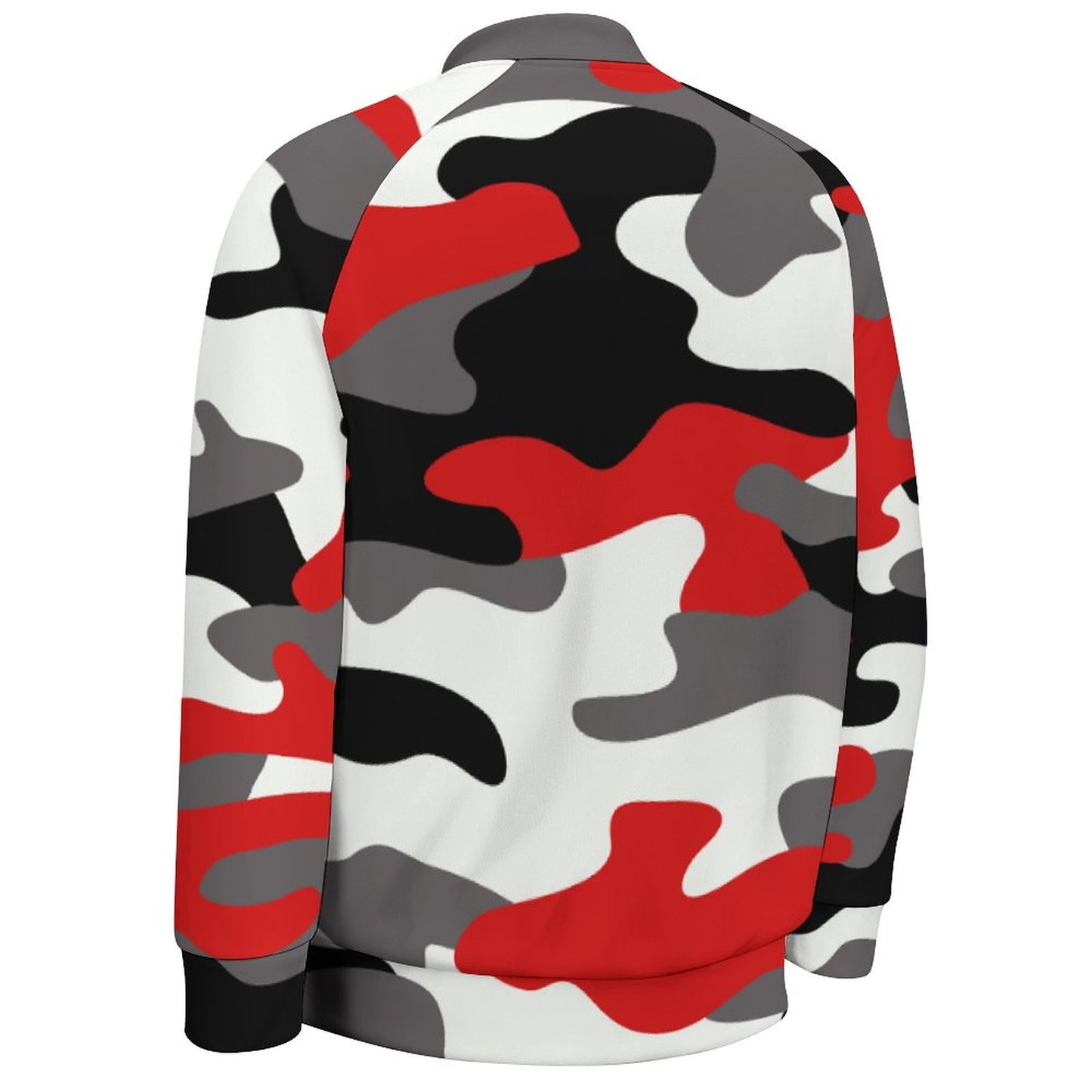 Men's Camo Jacket | Red, Black & White Camouflage