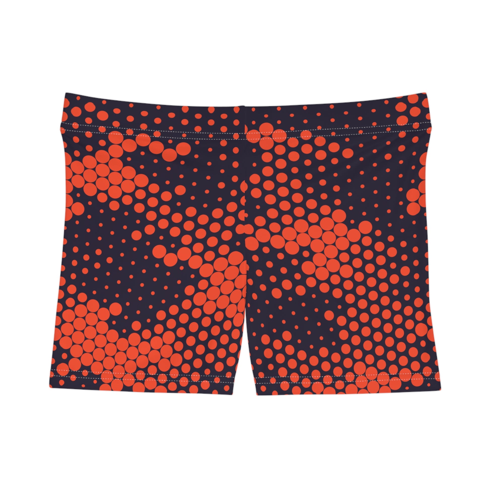 Women's Camo Shorts | Tight Fit | Orange & Blue Digital Camouflage