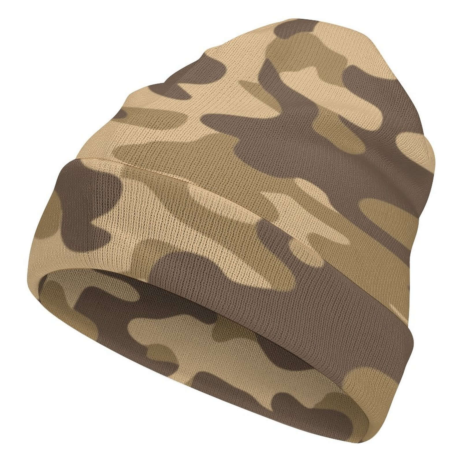 Camo Beanie | Khaki Camouflage