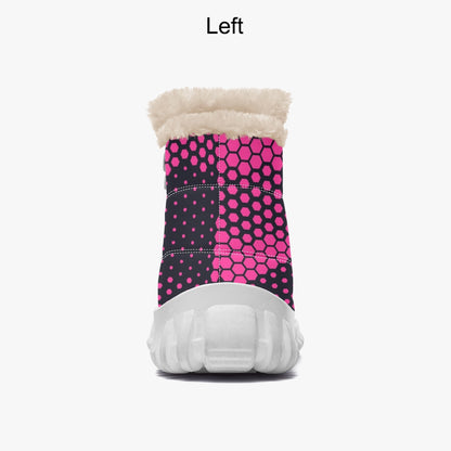 Camo Boots | Cotton-pad Fur Zipper Up | Digital Pink