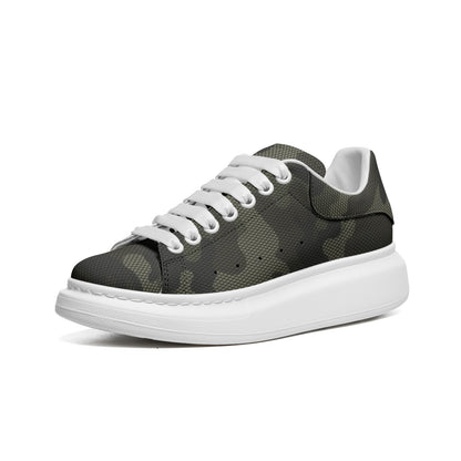 Oversized McQueen Sneakers | Brown Digital Dotted Camo