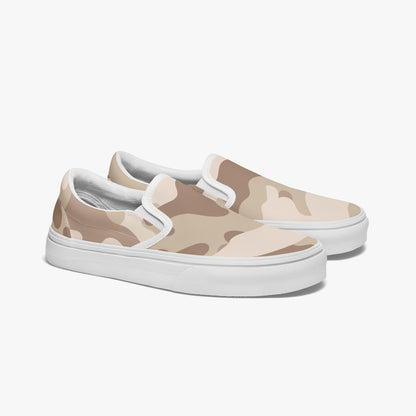 Camo Slip-On Shoes | Desert Brown Camouflage