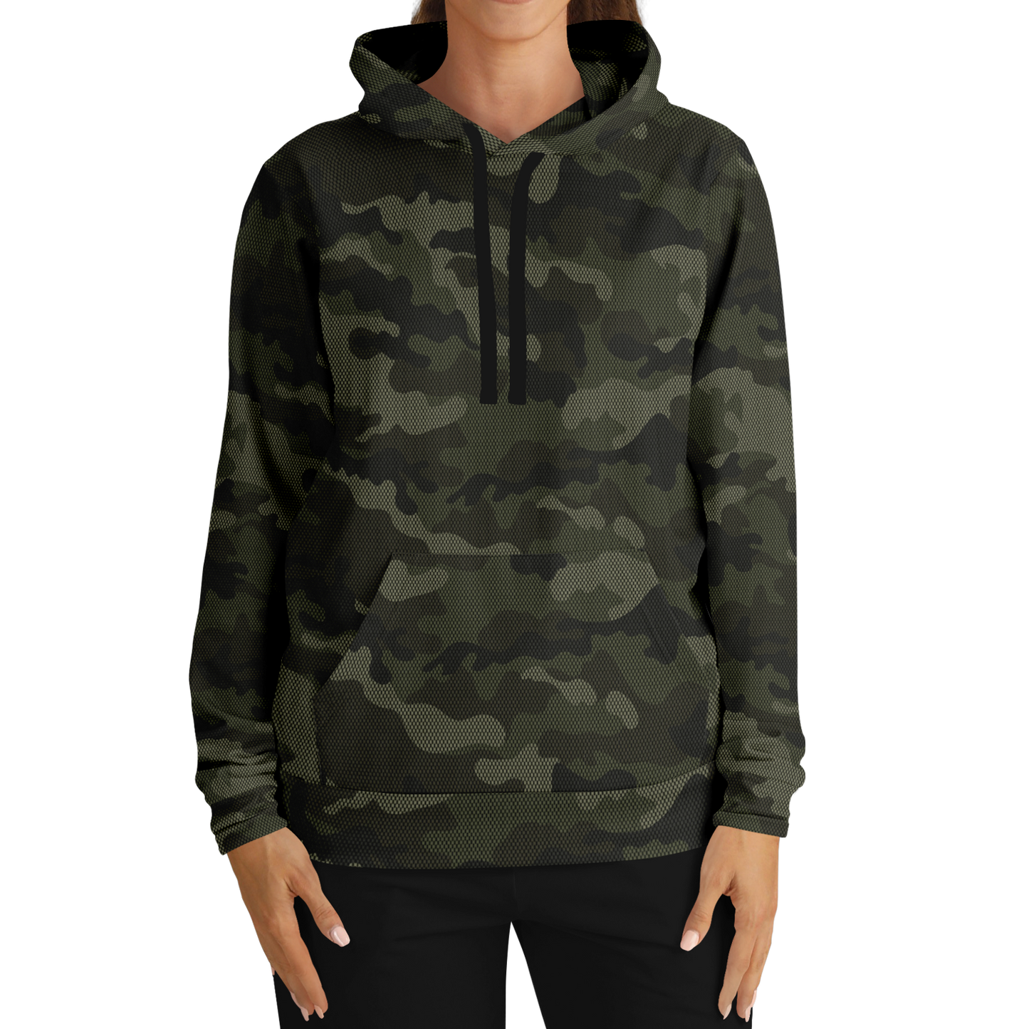 Brown Camo Hoodie | Digital Dotted Camouflage