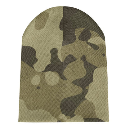 Camo Beanie | Green Fabric Camouflage