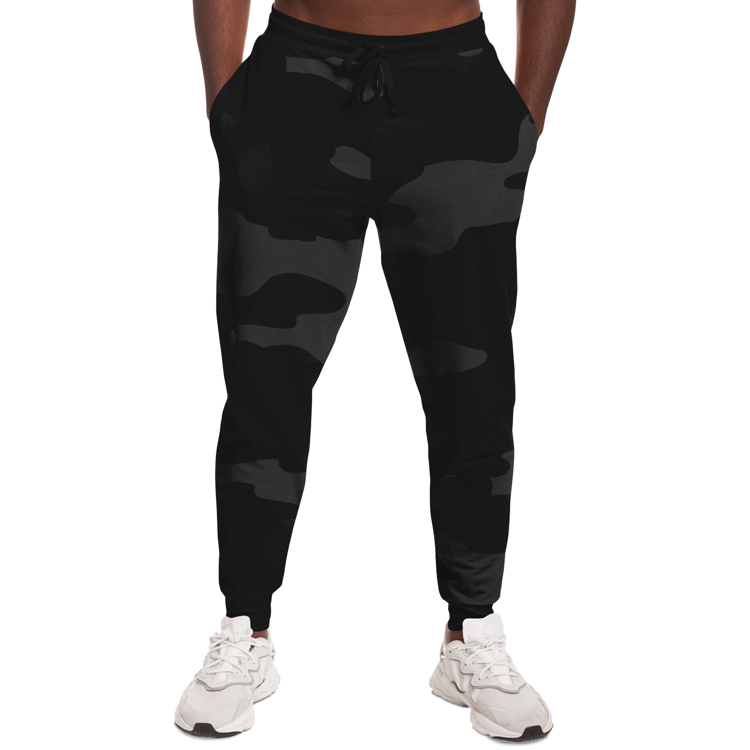 Camo Sweatpants | Unisex | Black Camouflage