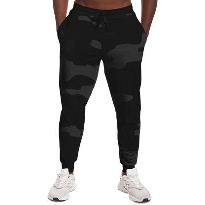 Camo Sweatpants | Unisex | Black Camouflage