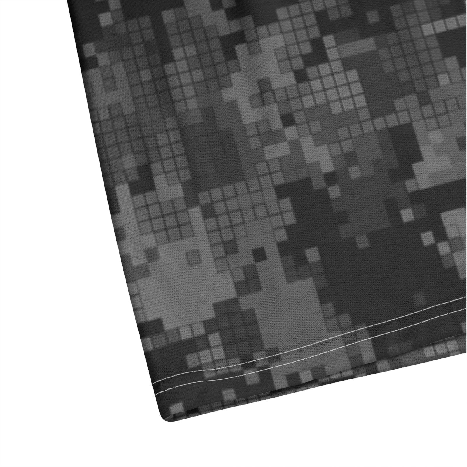 Gray Camo Golf Shirt | Digital Monochrome Camouflage