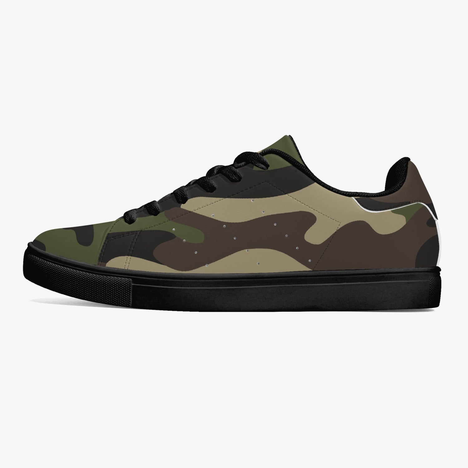 Camo Sneakers | Classic Low-Top Leather | Classic Green