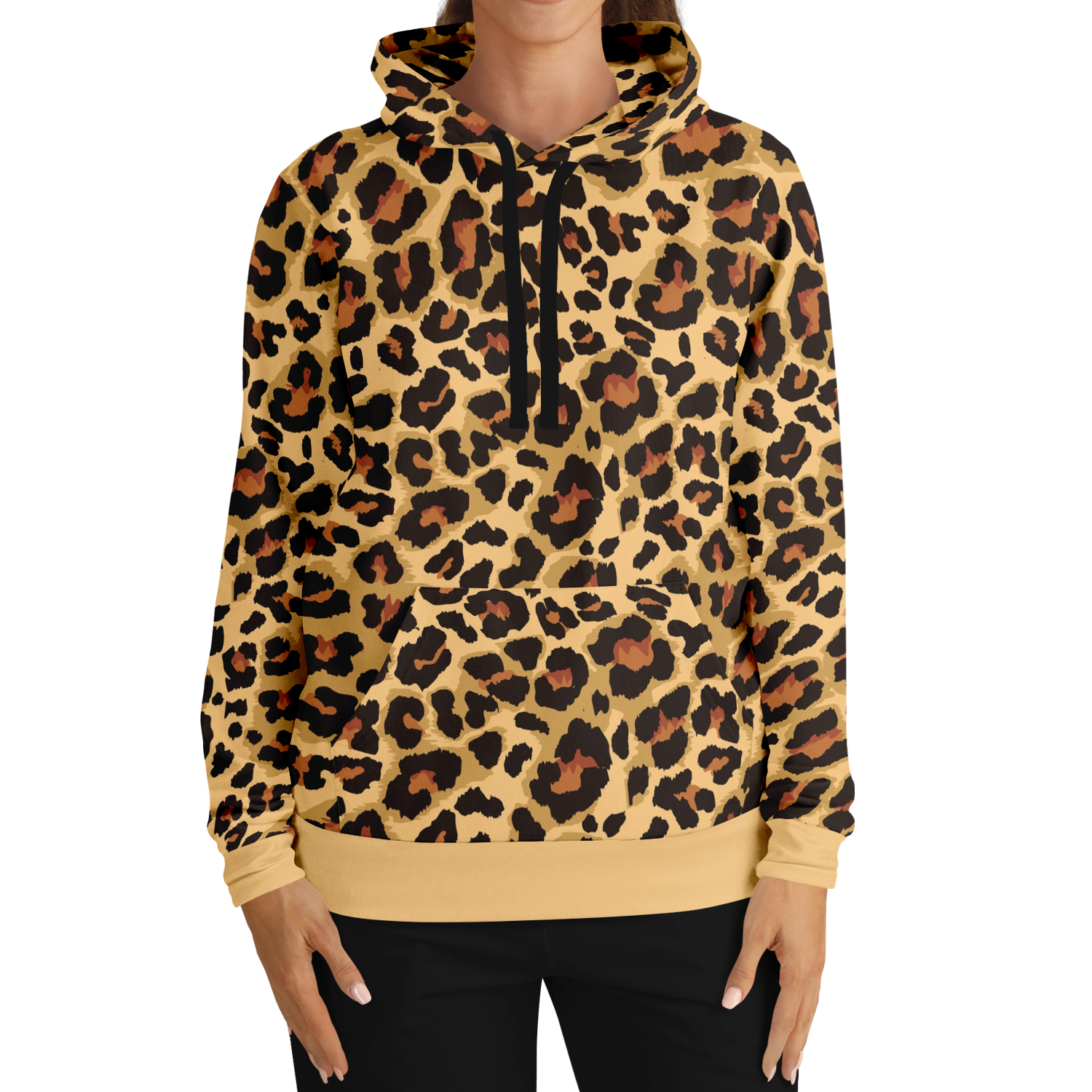 Leopard Hoodie | Classic Brown Pattern | Unisex