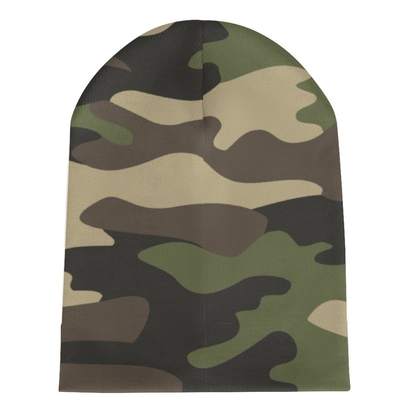 Camo Beanie | Classic Green Camouflage