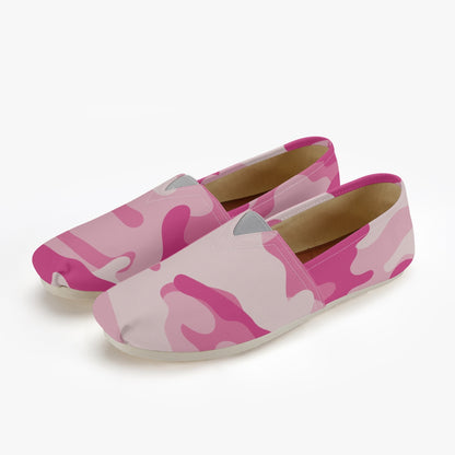 Camo Toms | Lavender Pink Camouflage Canvas Shoes