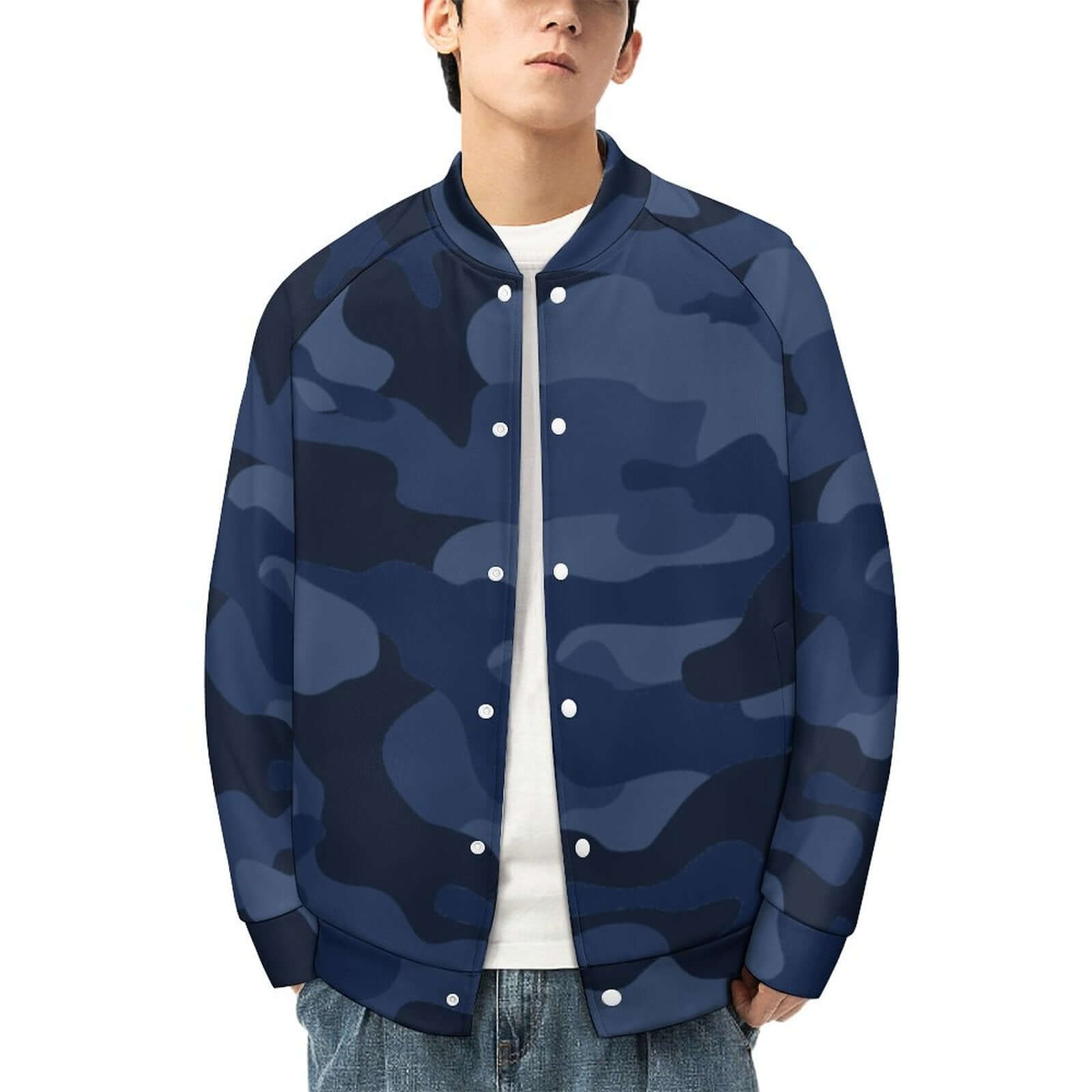 Men's Camo Jacket | Deep Blue Camouflage