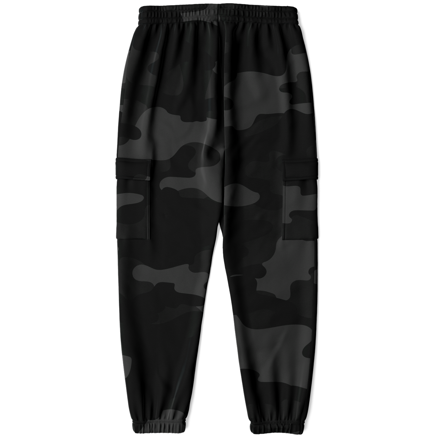 Camo Cargo Pants | Unisex | Black Camouflage