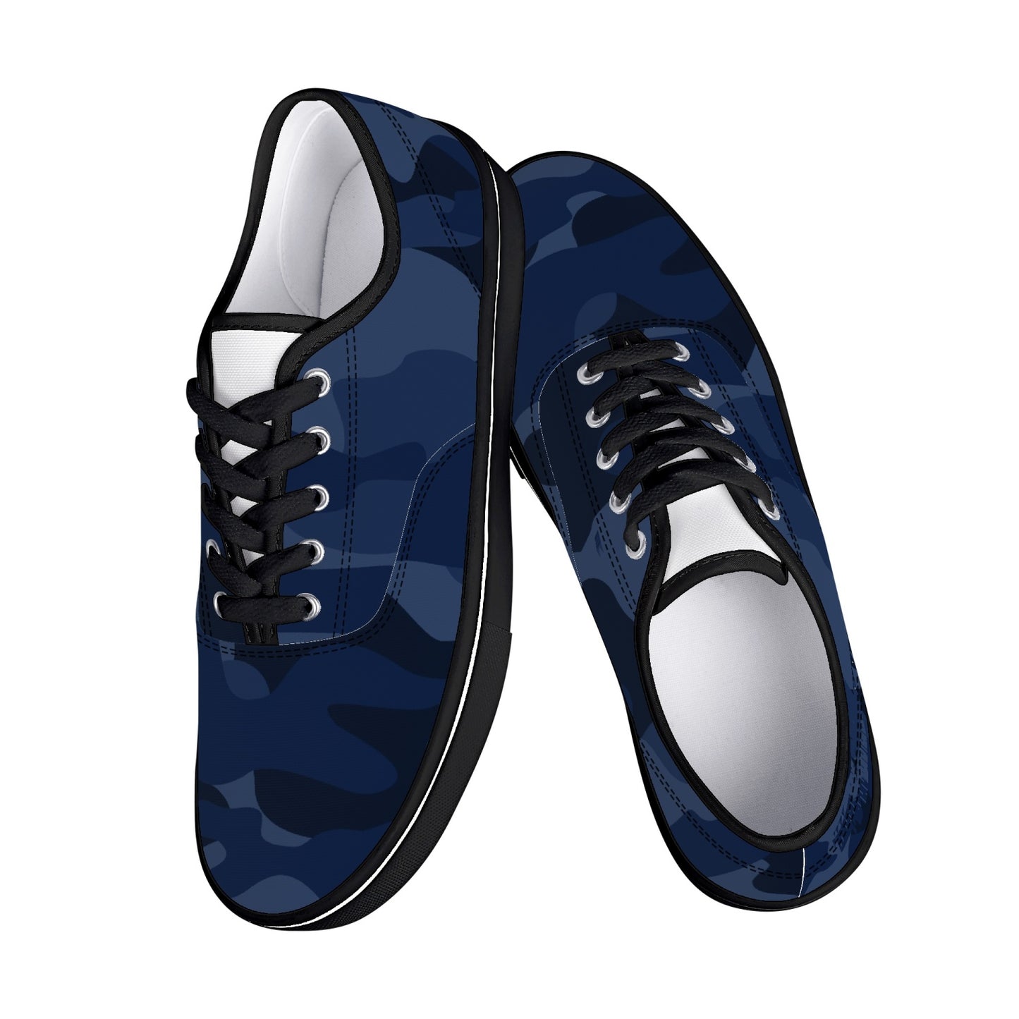 Camo Skate Shoes | Deep Blue Camouflage