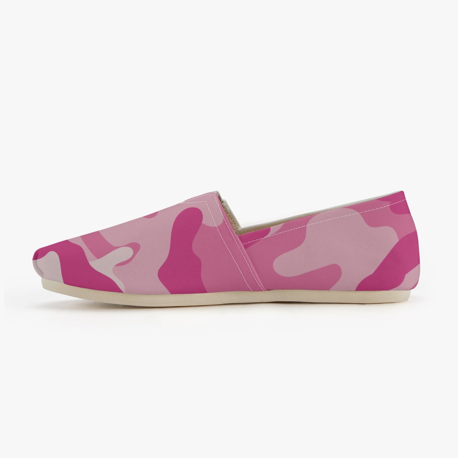 Camo Toms | Lavender Pink Camouflage Canvas Shoes