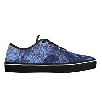 Camo Skate Shoes | Denim Blue Camouflage