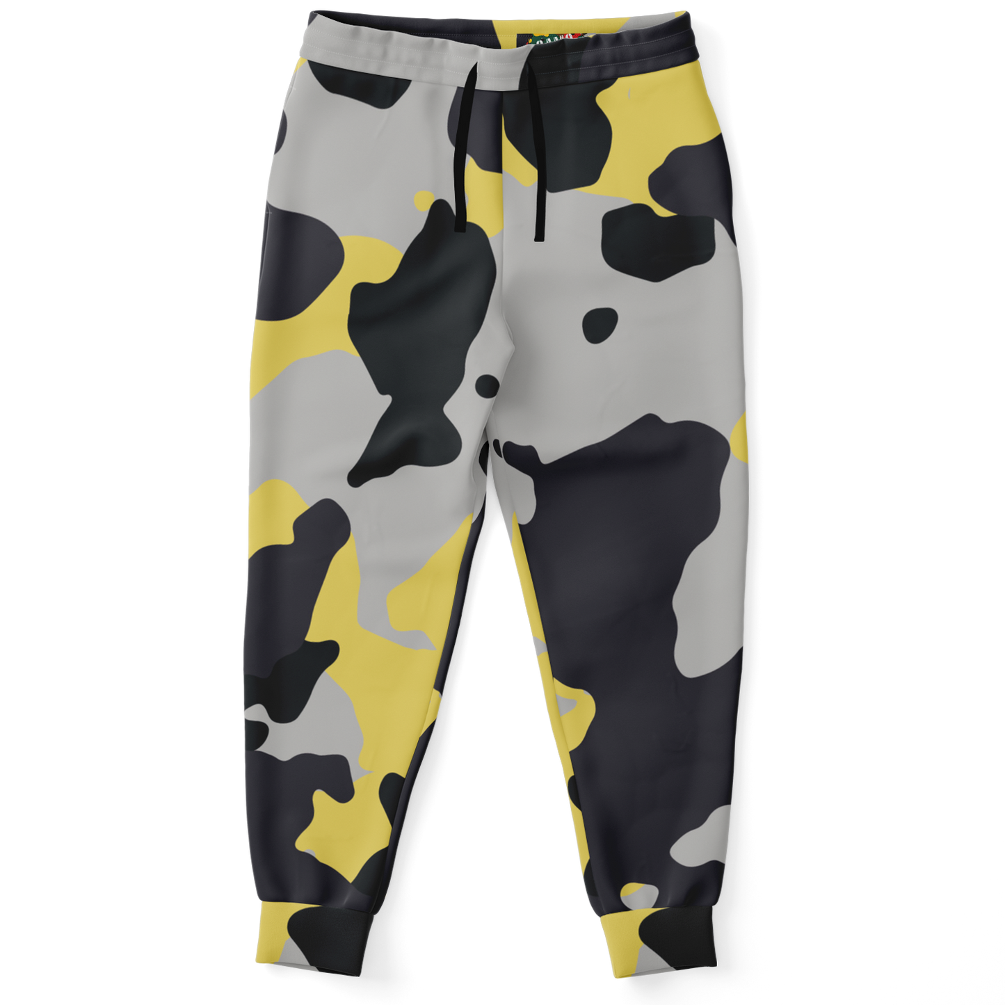 Camo Sweatpants | Unisex | Yellow, Black & Silver Camouflage