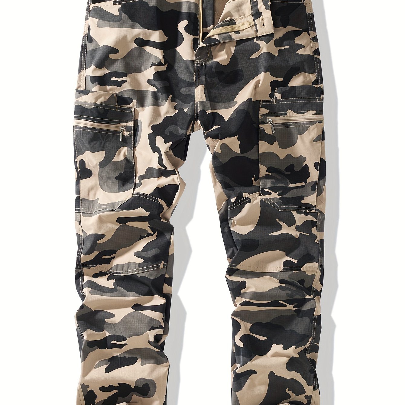 Men's Tactical Camouflage Overalls with Multi-Pockets