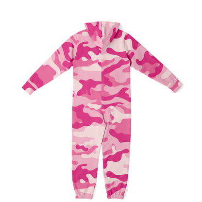 Camo Onesie | Lavender Pink Camouflage