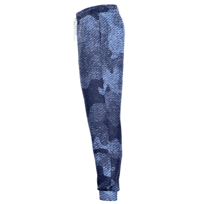 Camo Sweatpants | Unisex | Blue Denim Camouflage