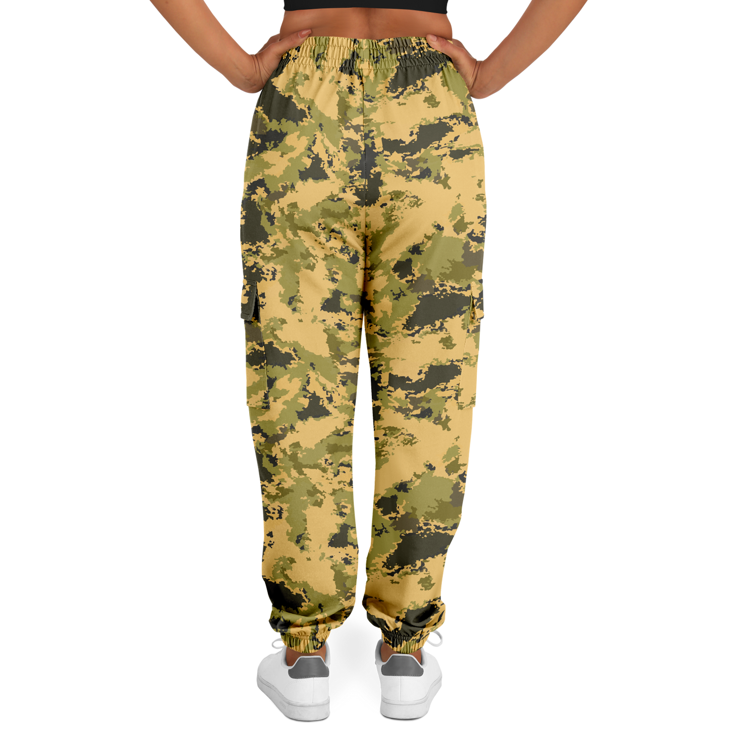 Desert Green Camo Cargo Pants | Unisex