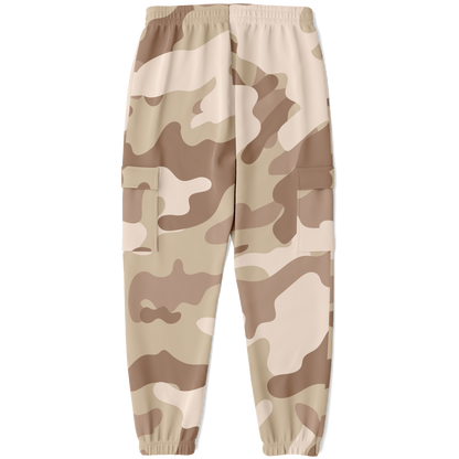 Camo Cargo Pants | Unisex | Brown Desert Camouflage