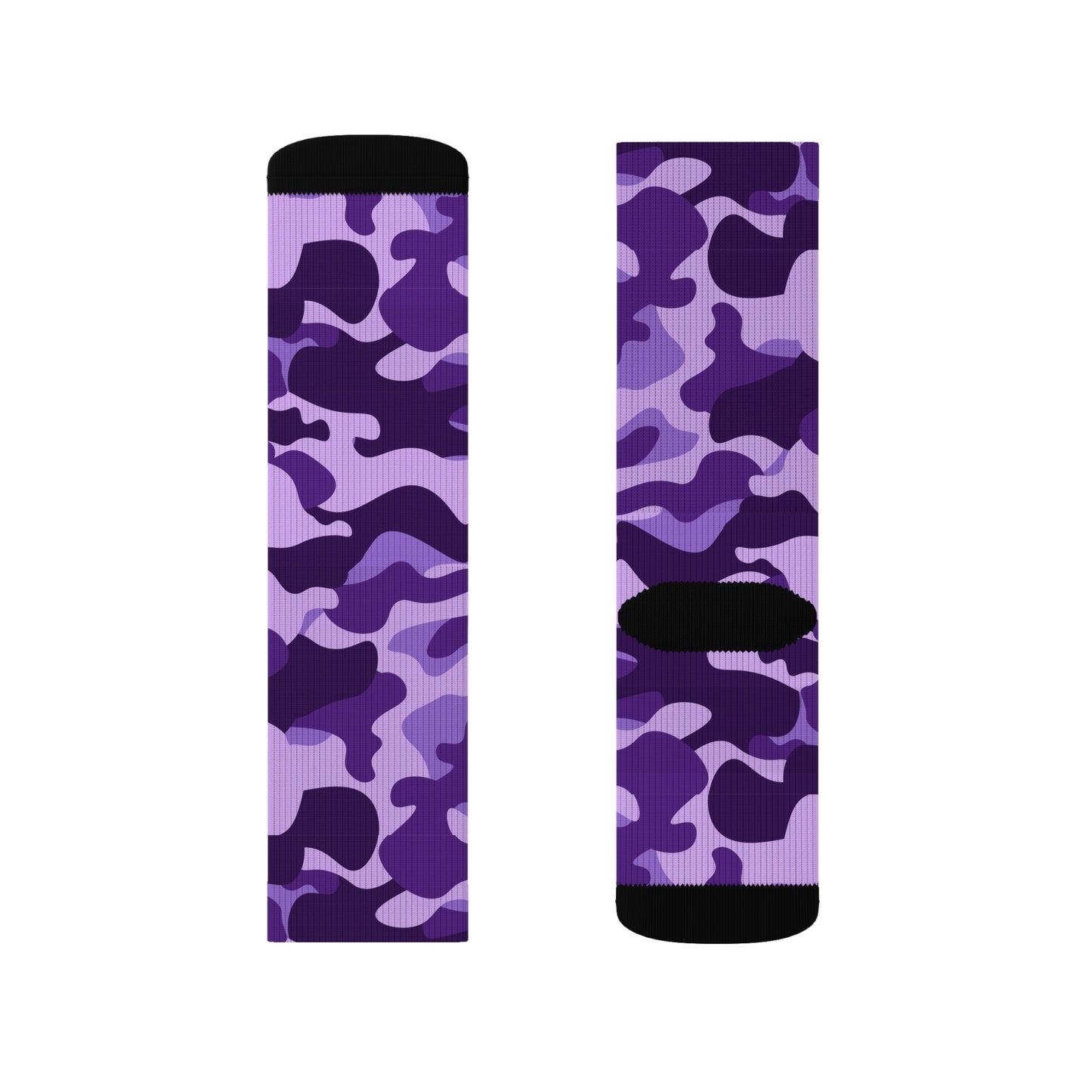 Camo Socks | Purple, Blue & Mauve Camouflage