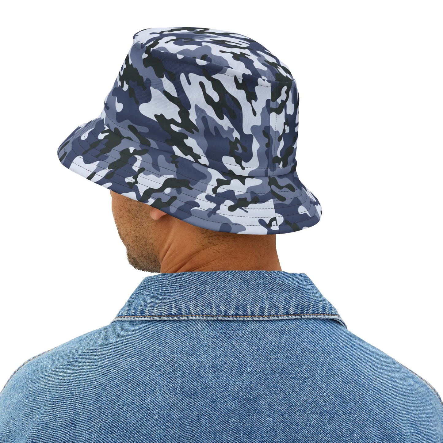 Camo Bucket Hat | Light Blue Camouflage