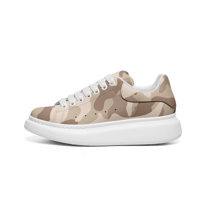 Oversized McQueen Sneakers | Desert Brown Camouflage