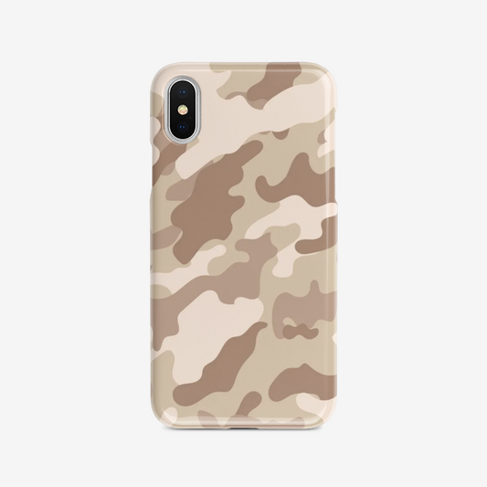 Camo Phone Case | iPhone | Desert Brown Camouflage