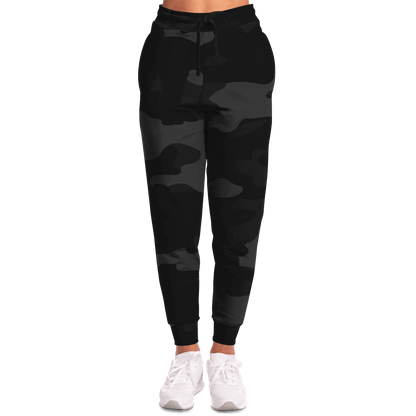 Camo Sweatpants | Unisex | Black Camouflage