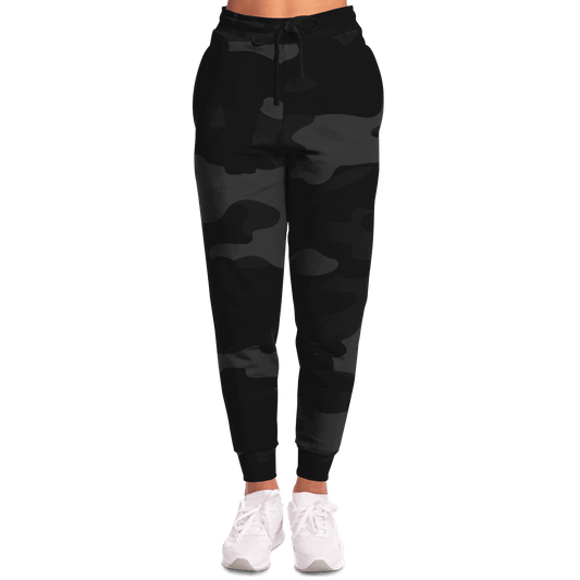 Camo Sweatpants | Unisex | Black Camouflage