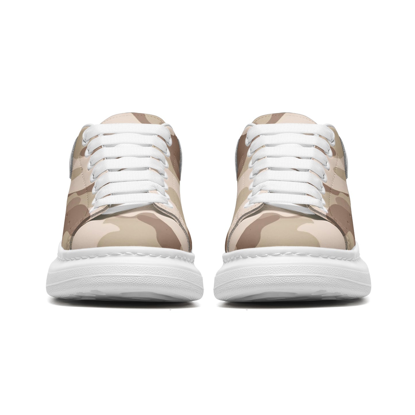 Oversized McQueen Sneakers | Desert Brown Camouflage