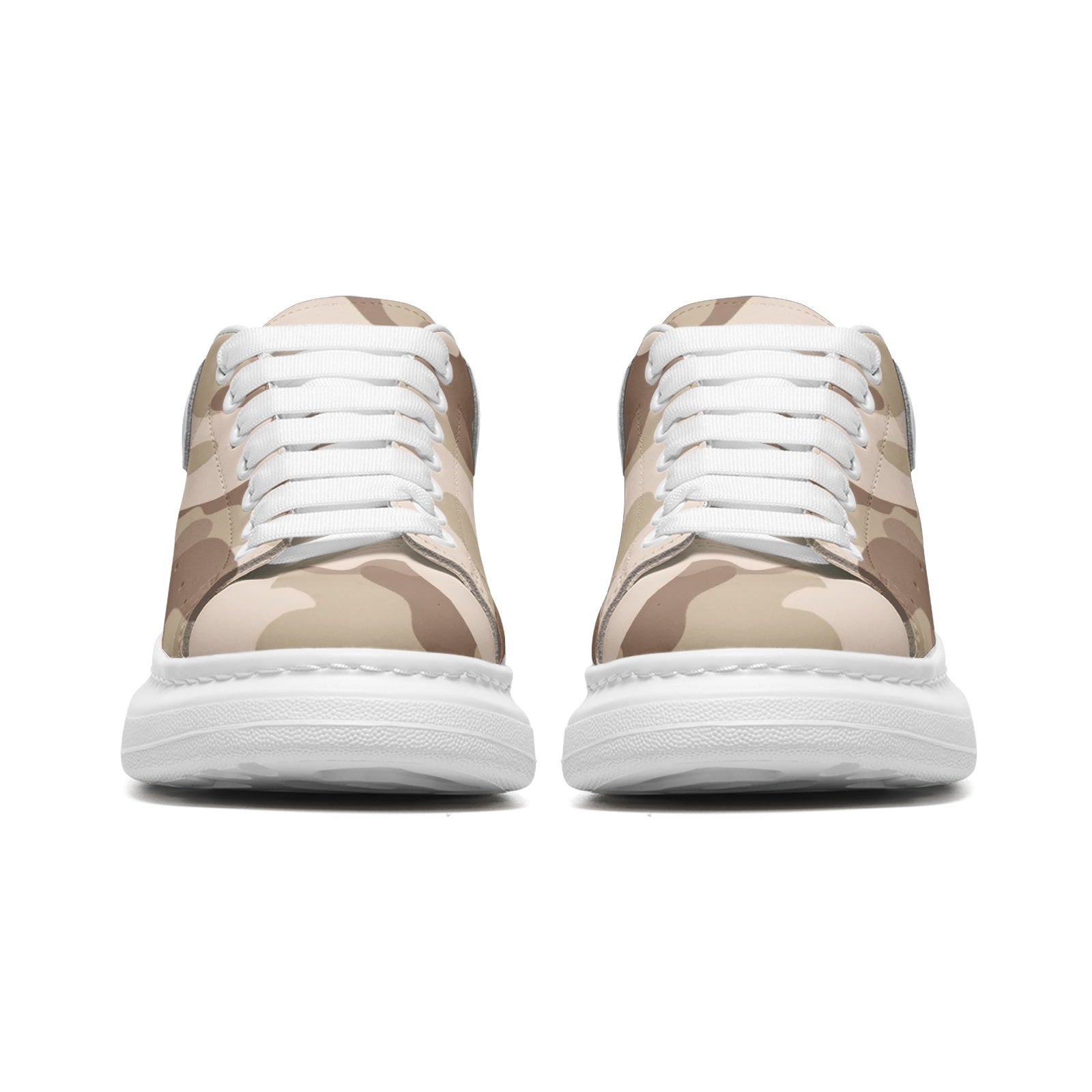 Oversized McQueen Sneakers | Desert Brown Camouflage