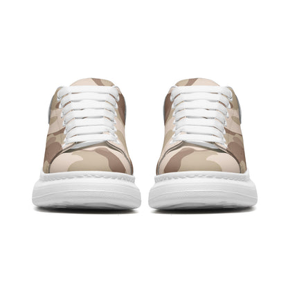 Oversized McQueen Sneakers | Desert Brown Camouflage