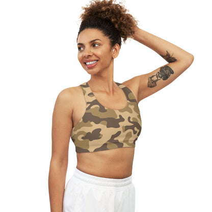 Camo Bra | Khaki Sports Camouflage