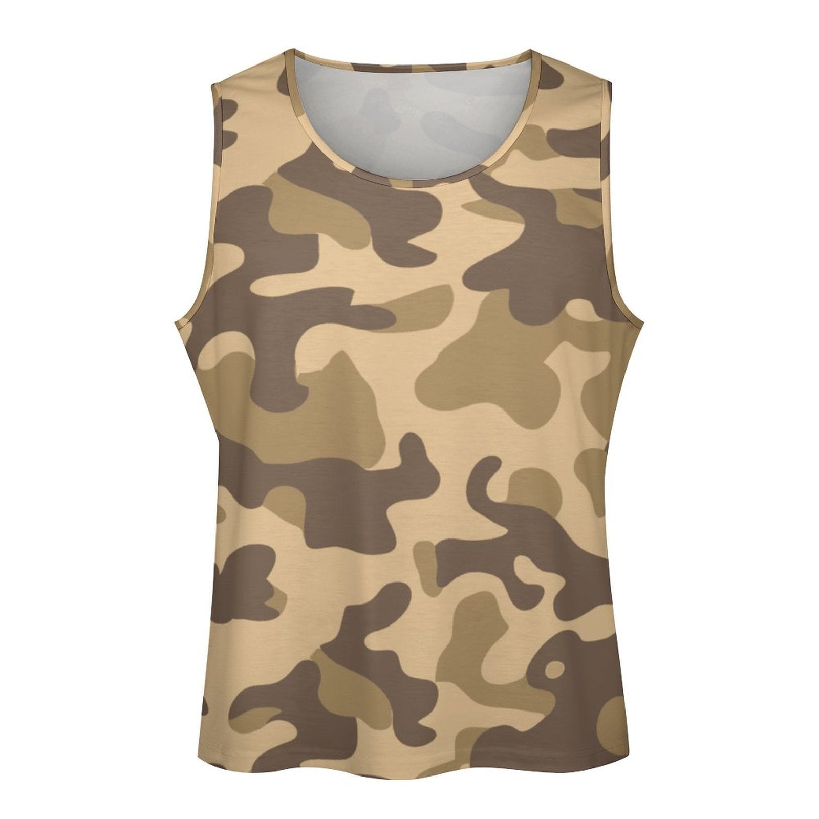 Camo Tank Top | Khaki Camouflage