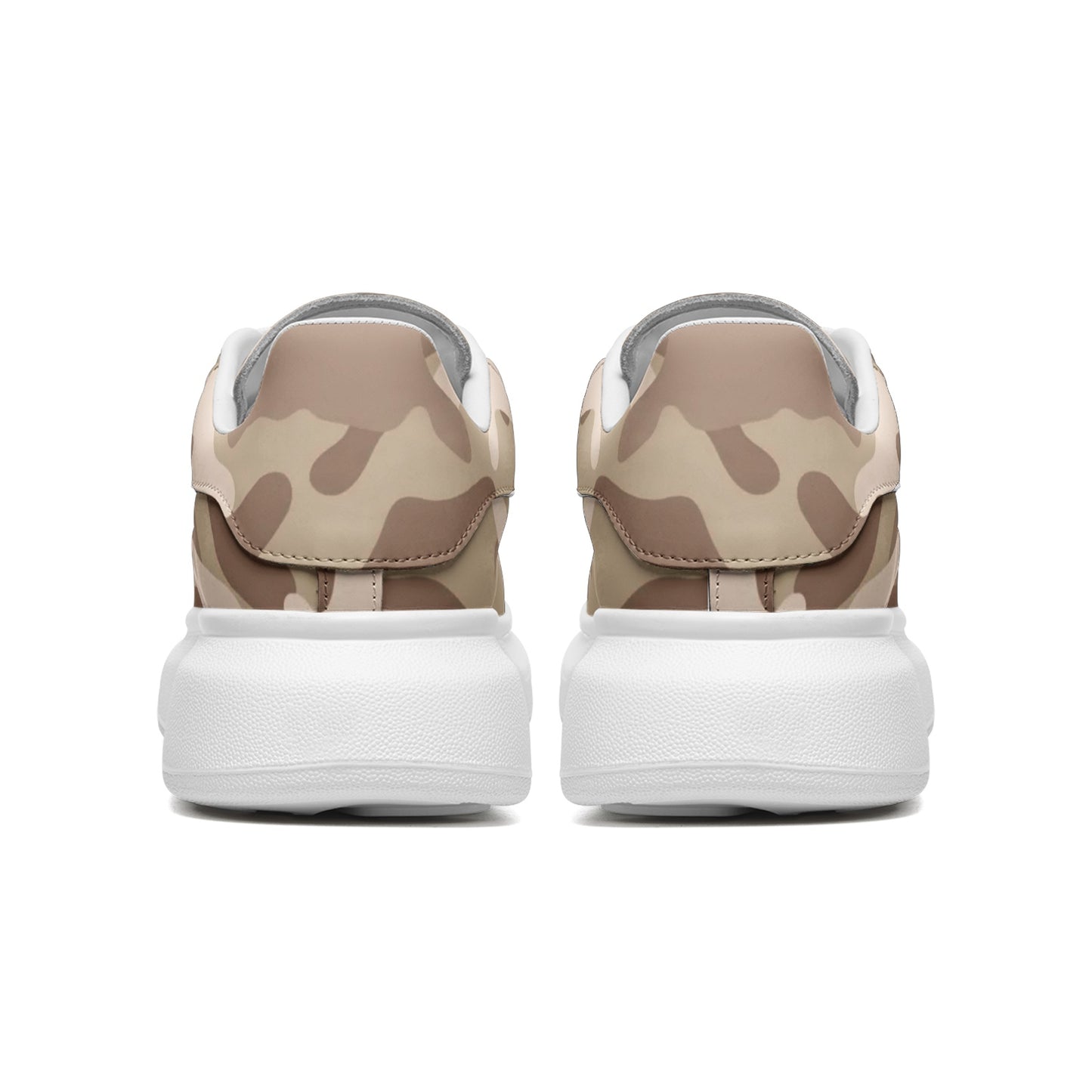 Oversized McQueen Sneakers | Desert Brown Camouflage