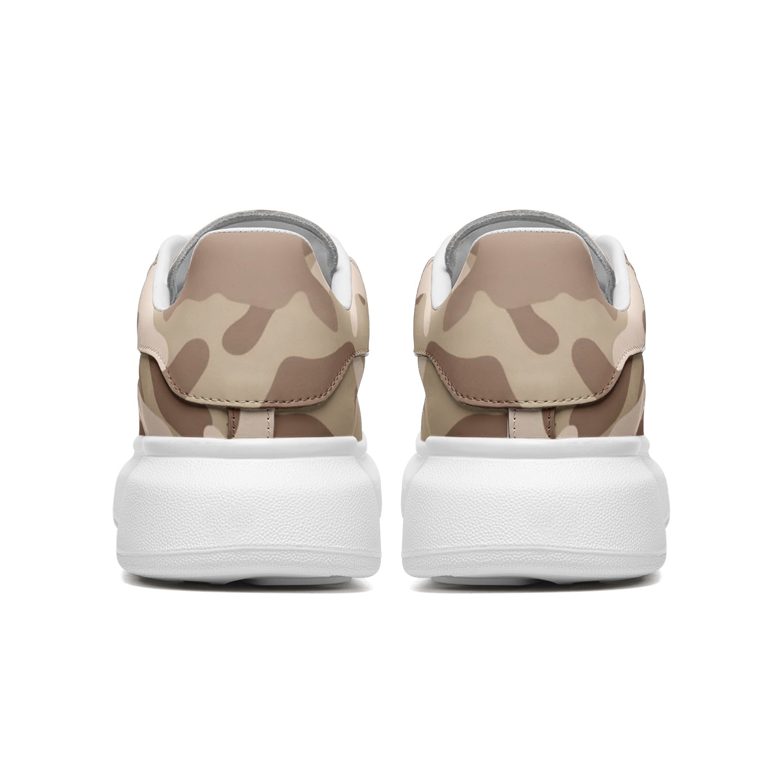 Oversized McQueen Sneakers | Desert Brown Camouflage