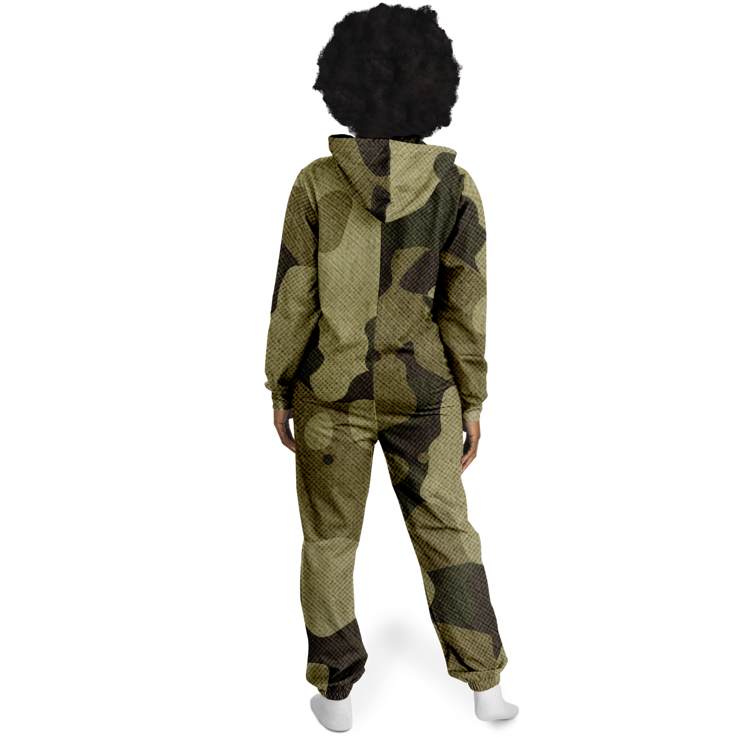 Camo Onesie | Green Fabric Camouflage