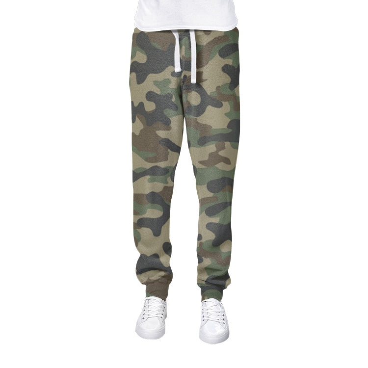 Men's Camo Track Pants | Military Brown Camouflage