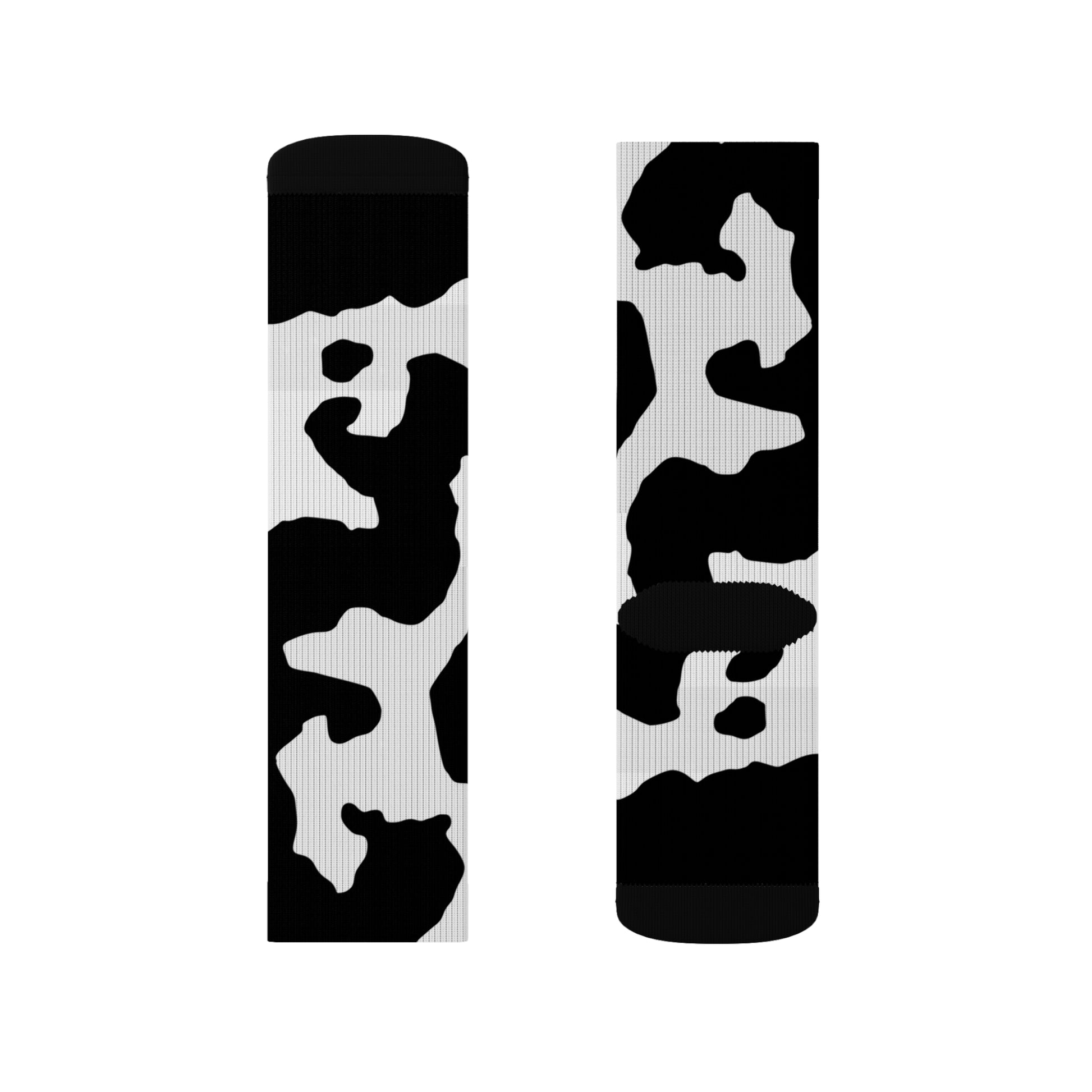 Camo Socks | Black & White Camouflage