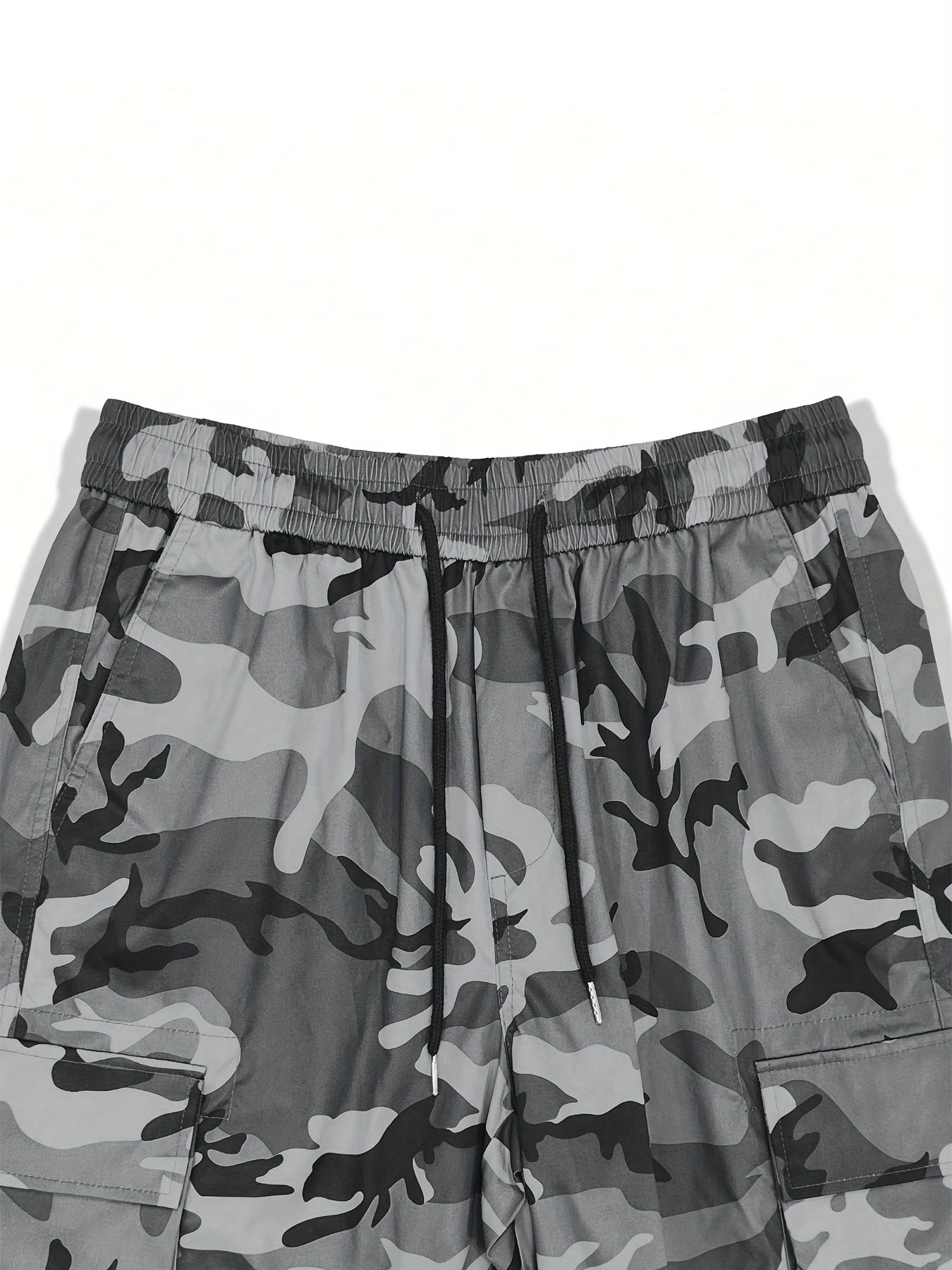 Streetwear Camo Cargo Pants with Multiple Pockets