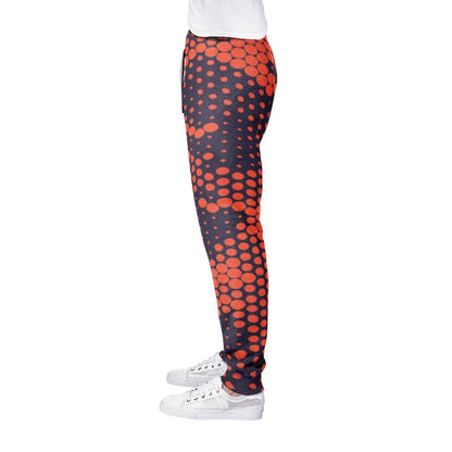 Men's Camo Track Pants | Orange & Blue Digital