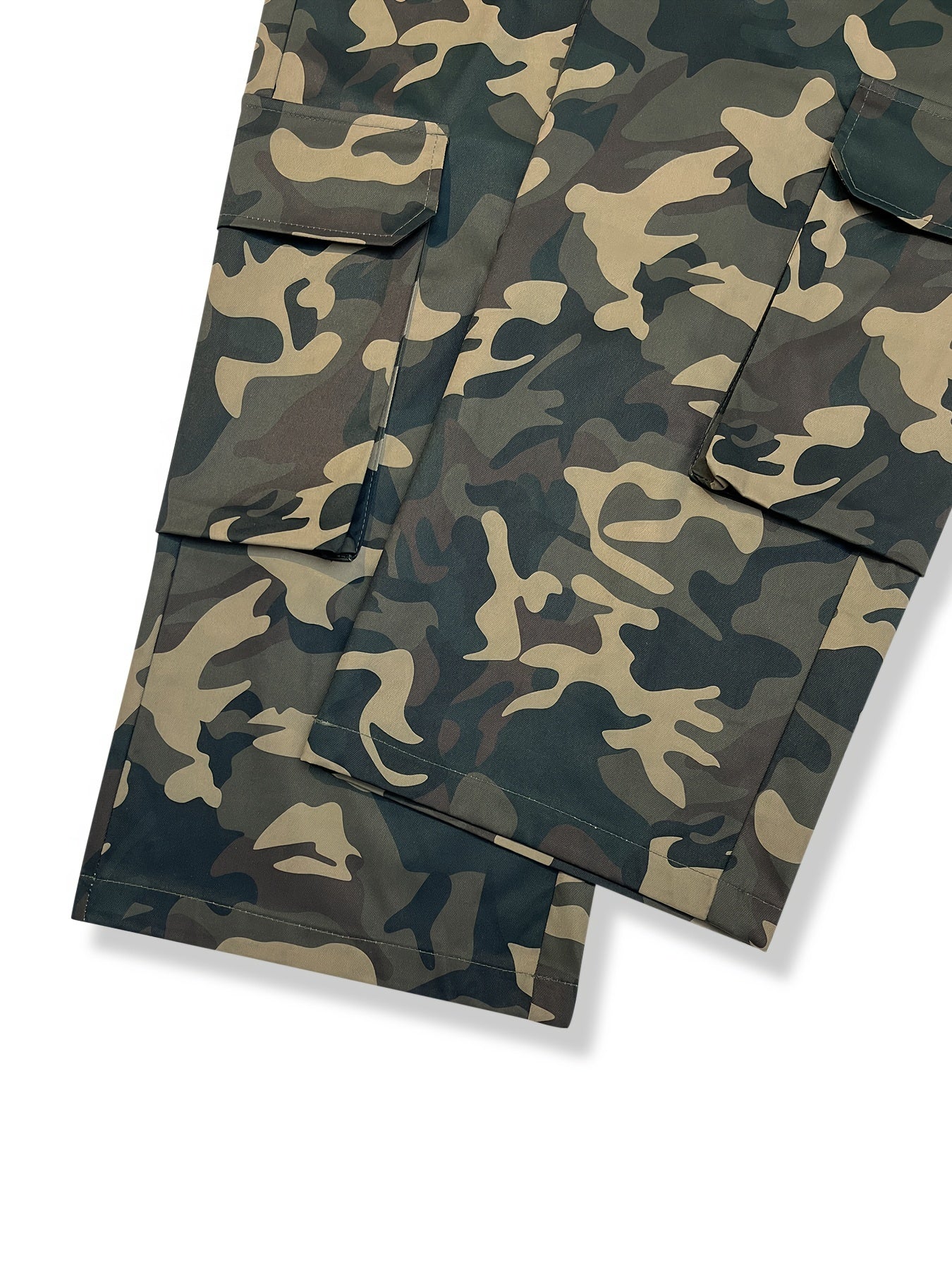 Men's Camo Cargo Pants | Loose Fit, Multi-Pocket Design