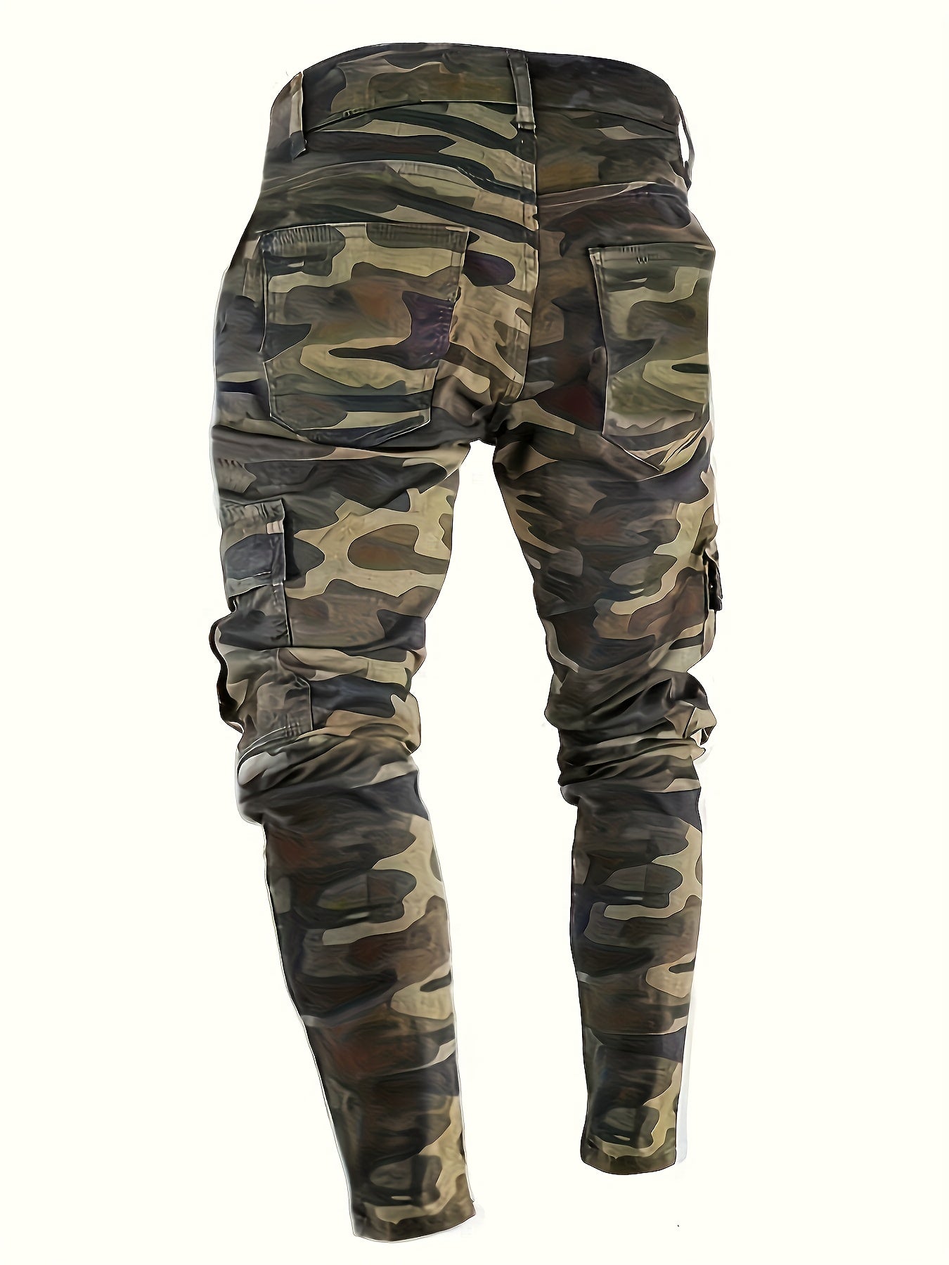 Men's Slim-Fit Camo Jeans | Stretch Denim, Casual Style