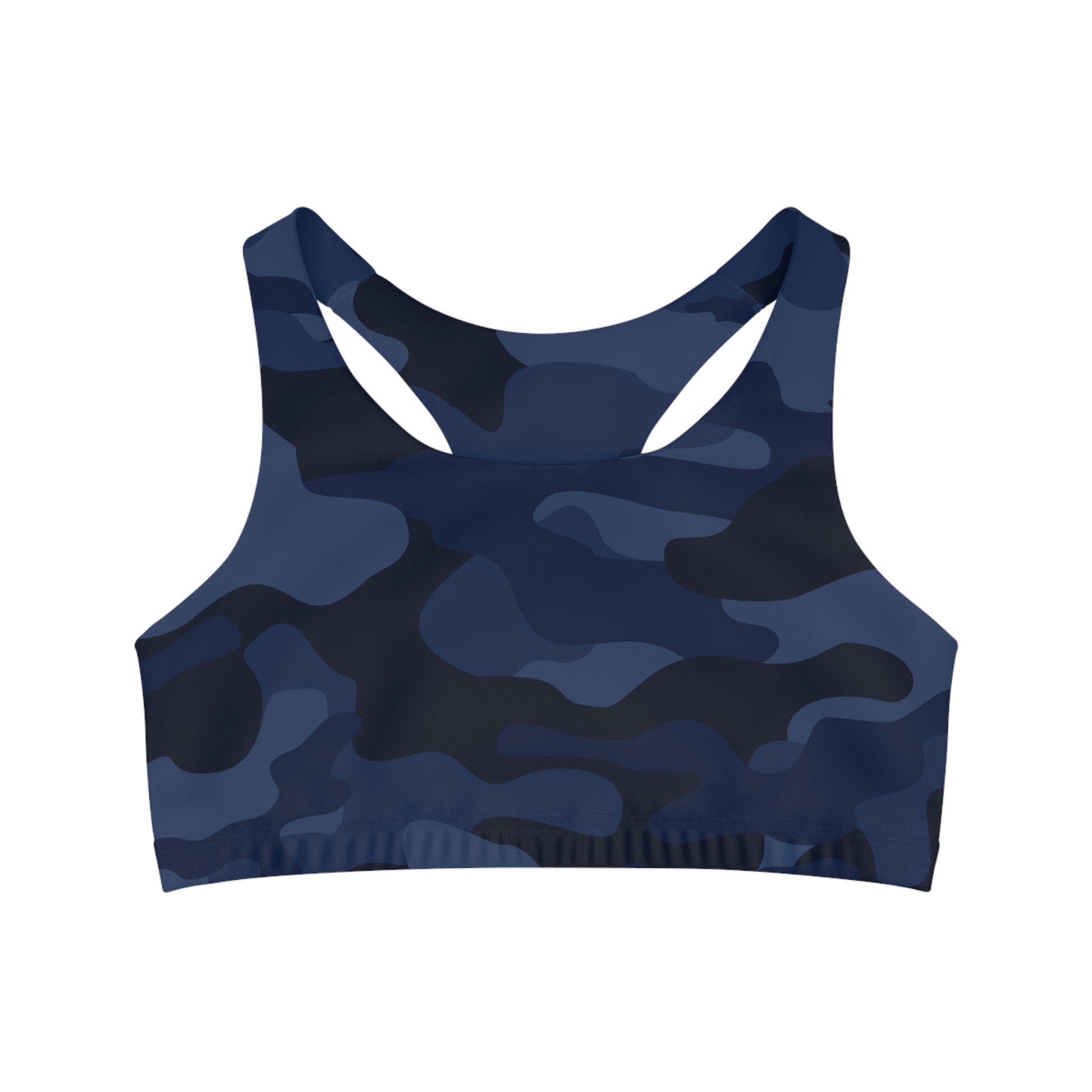 Camo Bra | Deep Blue Sports Camouflage