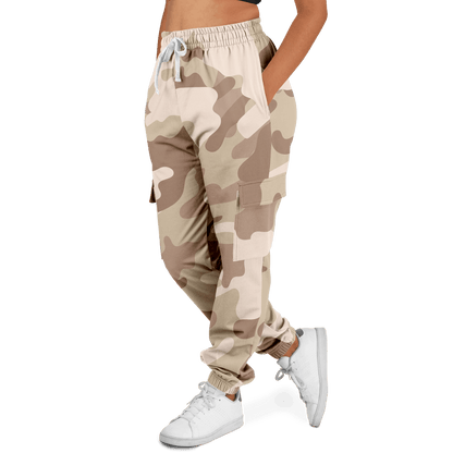 Camo Cargo Pants | Unisex | Brown Desert Camouflage