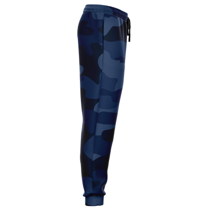 Camo Sweatpants | Unisex | Deep Blue Camouflage